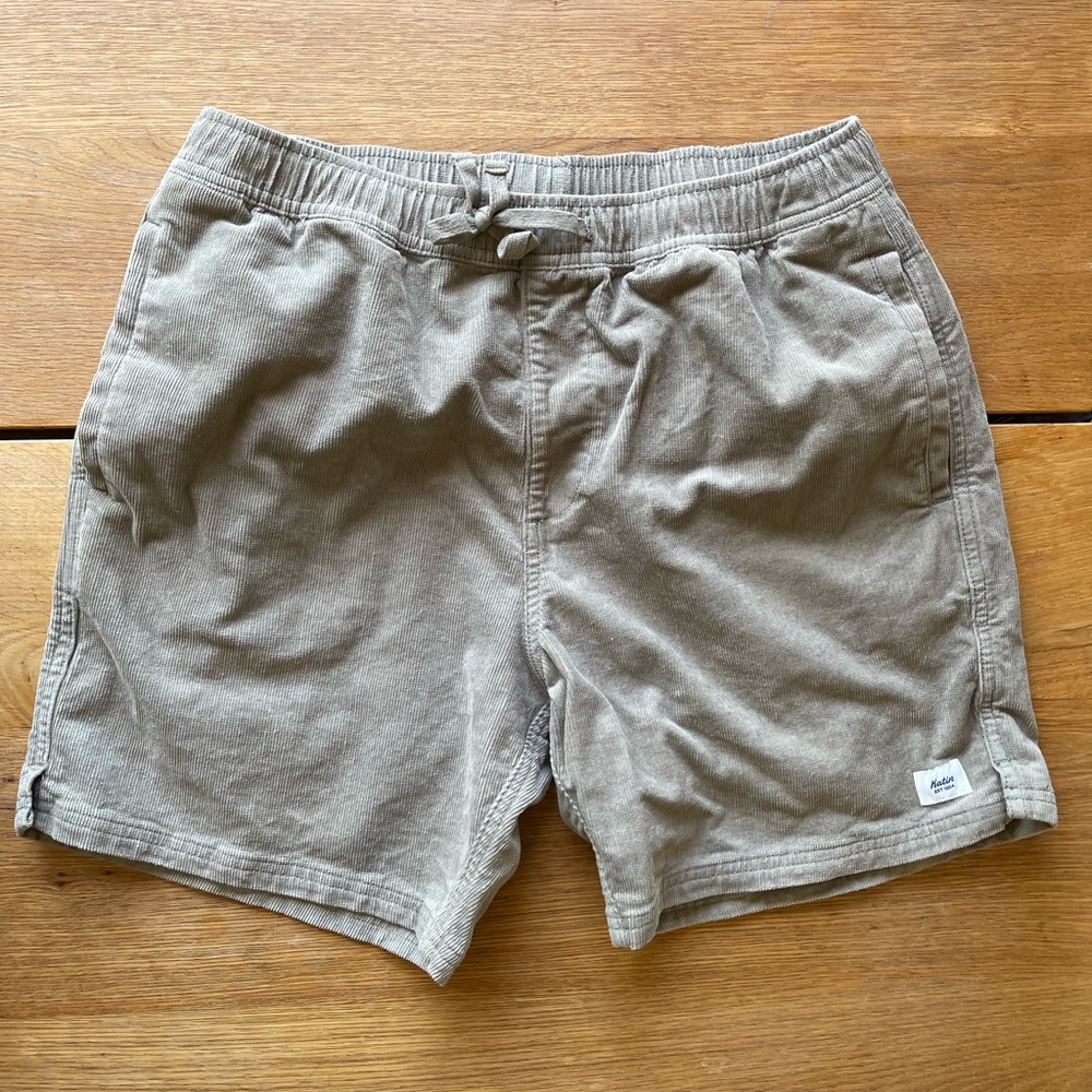 Katin Men's Tan Flat Front Shorts